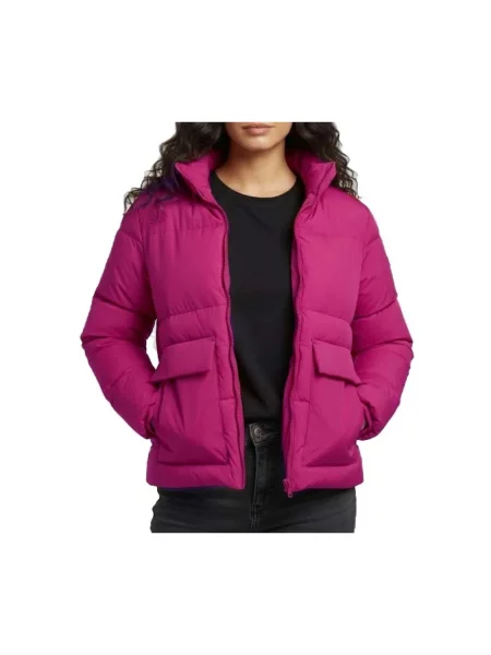 Kurtka puchowa Jott różowa