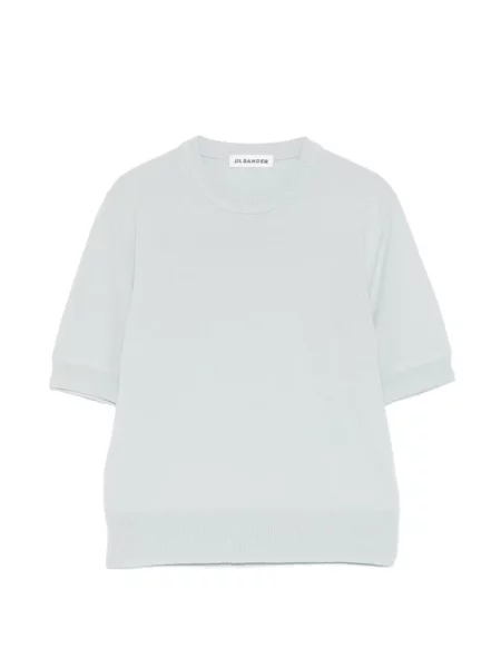 Tricou Jil Sander scurt albastru