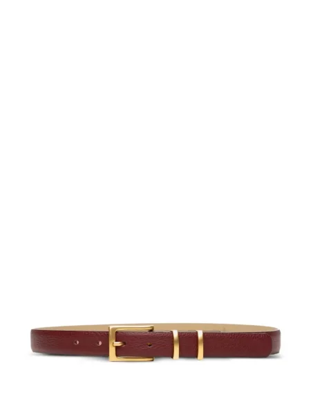 Pasek Poche Paris skórzany brązowy