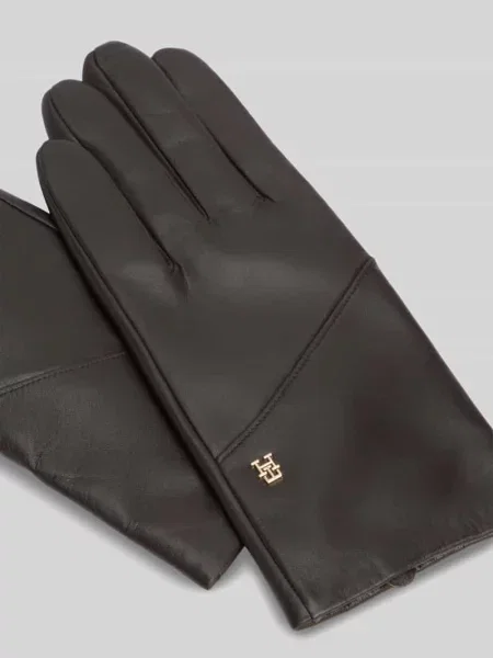 Rękawiczki z prawdziwej koziej skóry Tommy Hilfiger
