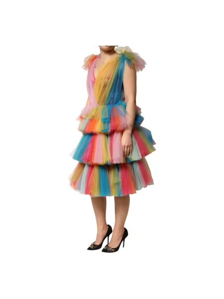 Sukienka midi Dolce And Gabbana tiulowa