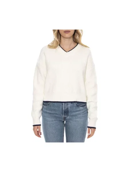 Dzianinowy sweter Levi's beżowy