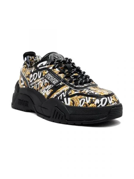 Versace Jeans Couture De piele sneakers galben