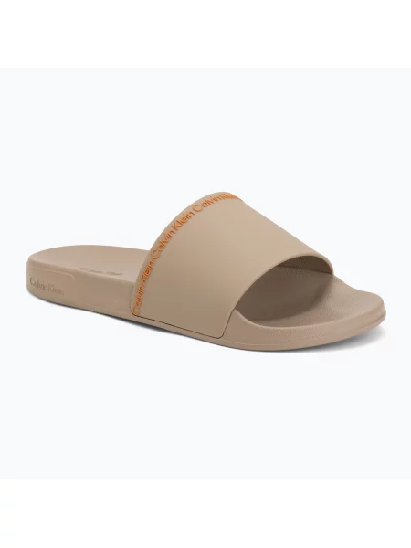 Șlapi pentru bărbați Calvin Klein Ess Institutional Cv nomad/vivid tangerine