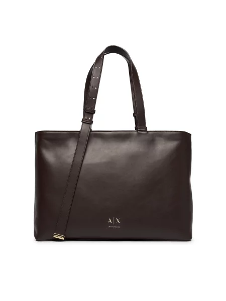 Armani Exchange Rankinė Tamsiai ruda