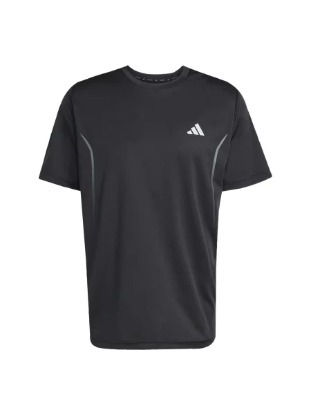 ADIDAS PERFORMANCE Tricou funcțional TECH APPAREL gri / negru alb