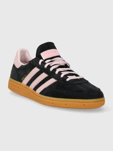 Superge iz semiša adidas Originals Handball Spezial črna