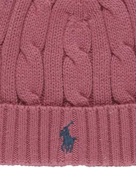 Czapka dziecięca Polo Ralph Lauren różowa