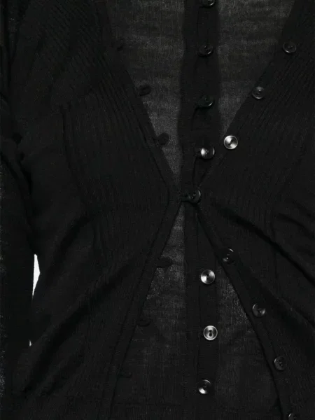 Klasičen kardigan Low Classic crna