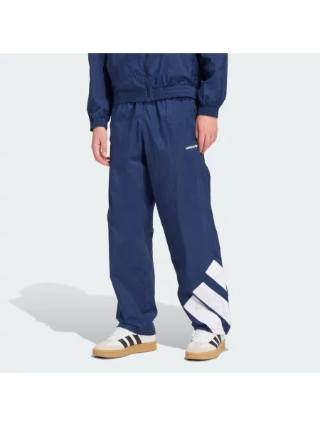 ADIDAS ORIGINALS Kalhoty Adicolor tmavě modrá bílá