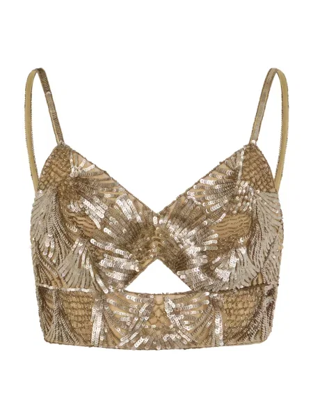 Top Alberta Ferretti żółty