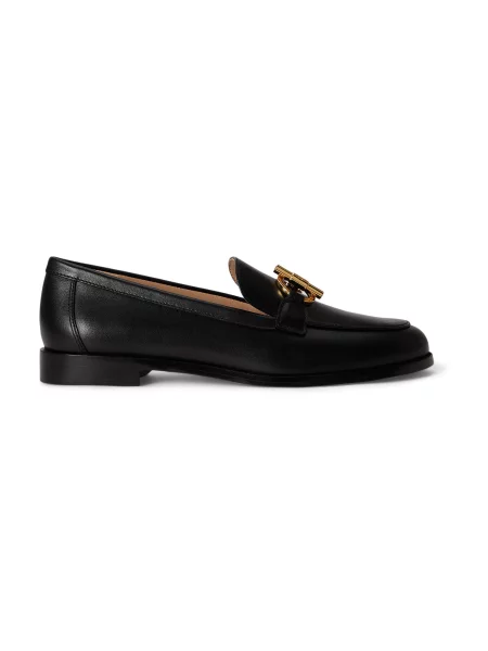 Loafersy Lauren Ralph Lauren čierna