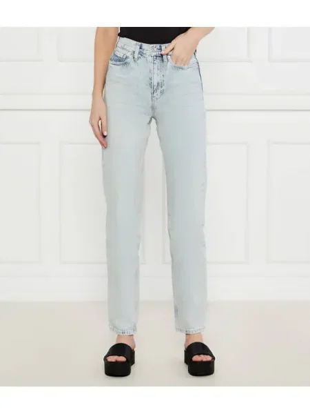 Calvin Klein Jeans Farmer | Straight fit | high waist kék