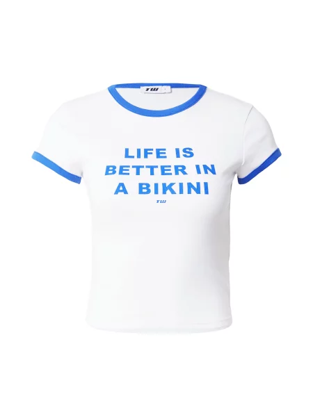 Tally Weijl Tricou albastru alb