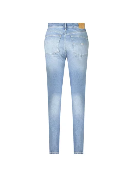 Skinny jeansy skinny Tommy Jeans retro niebieskie