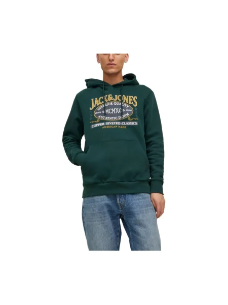 Bluza Jack & Jones z nadrukiem zielona