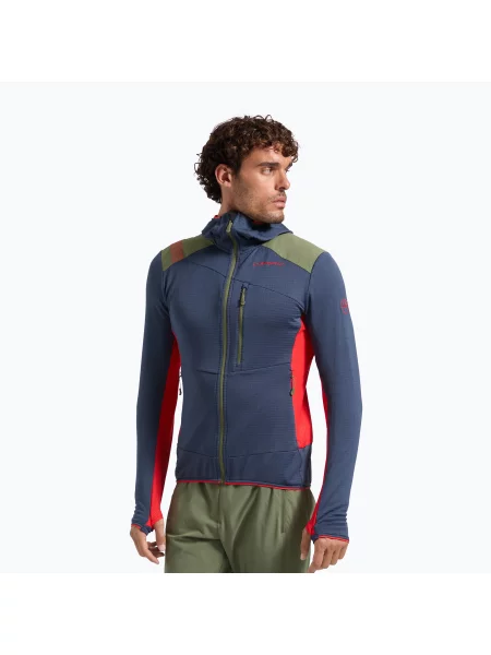 Termic hanorac din fleece La Sportiva din fleece roșu