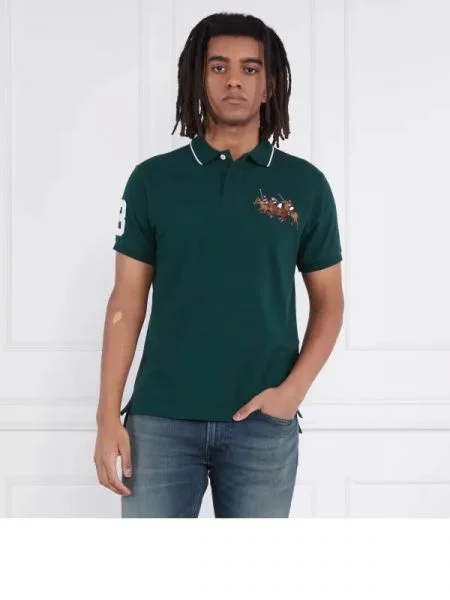 POLO RALPH LAUREN Tenisz póló | Custom slim fit zöld