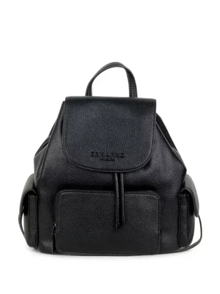 Top Ermanno Firenze din piele negru