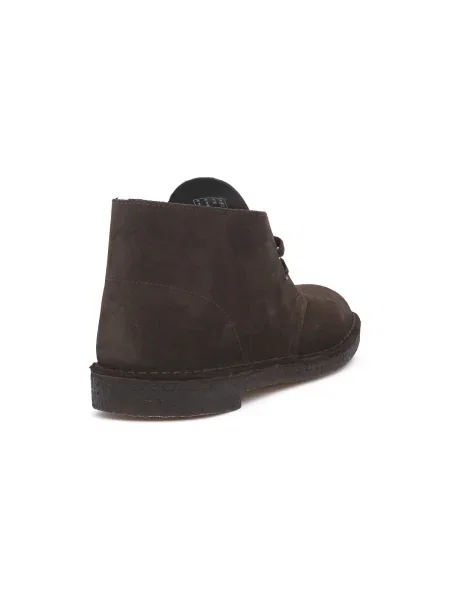 Púštne členkové topánky Clarks hnedá
