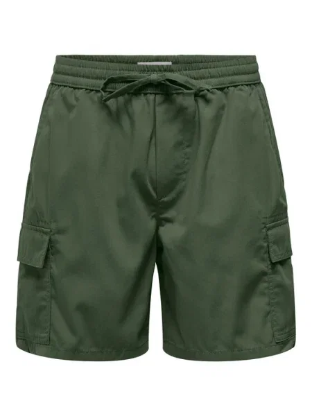 Only & Sons Спортни шорти Kal зелен