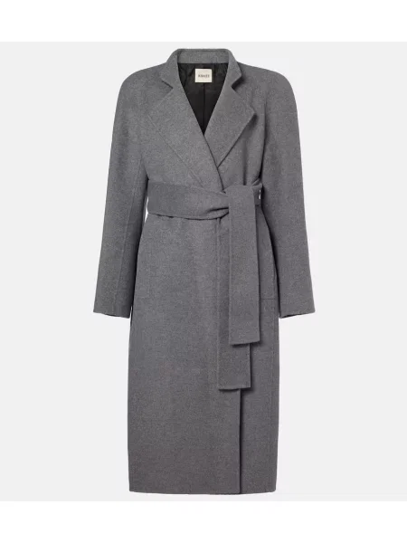 Palton Khaite de lână gri