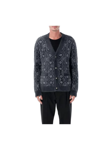 Dzianinowy kardigan Casablanca szary