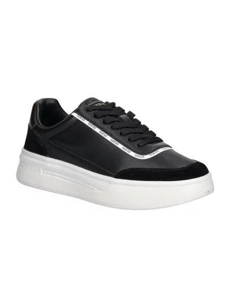 Sneakersy Guess skórzane czarne
