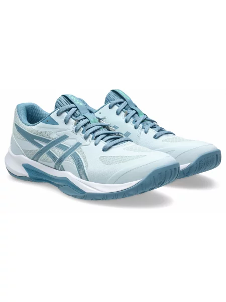 Синтетический кроссовки Asics серые