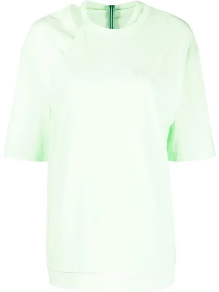 Tricou Y-3 cu imagine verde