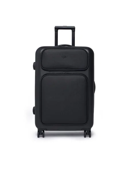 Среден куфар Emporio Armani черен