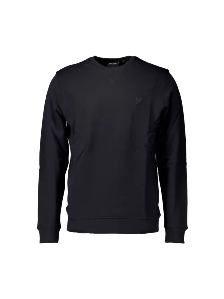 Bluza nierozpinana Lyle & Scott z okrągłym dekoltem czarna