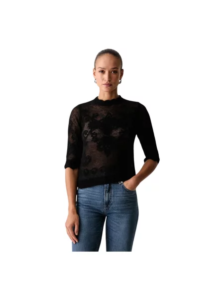 Sweter Twinset czarny