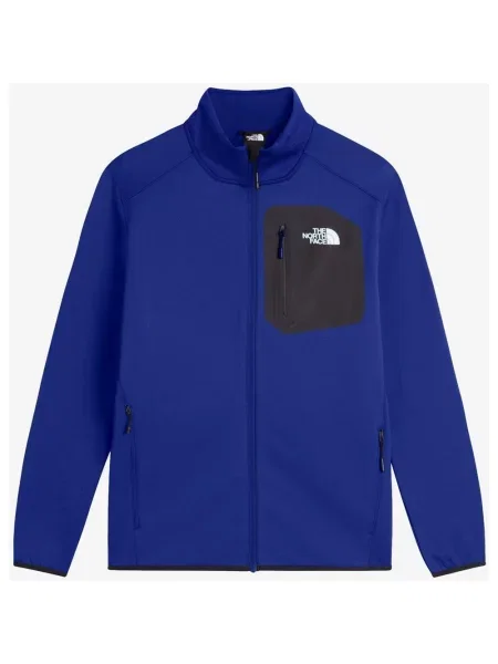 Polar The North Face Crest Full Zip niebieski elektryczny S czarny