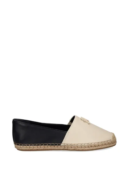 Espadrile Tommy Hilfiger din piele cu autograf