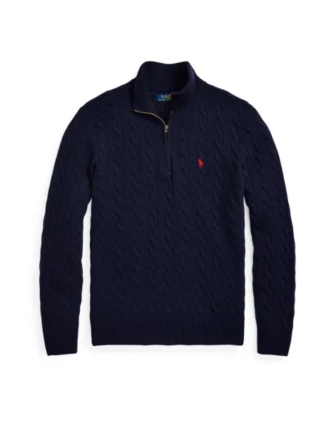 Polo Ralph Lauren πουλόβερ μάλλινο ανδρικό κόκκινο