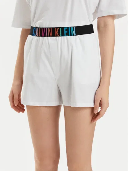 Calvin Klein Underwear Pyžamové šortky biela