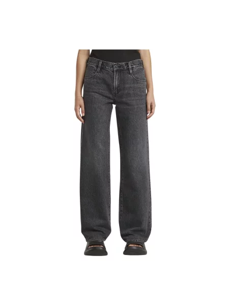 Szerokie jeansy G-star szare