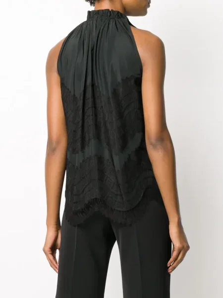 Top Givenchy din dantelă negru