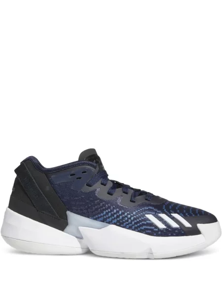 Lněné chunky květinové tenisky Adidas Dame modré