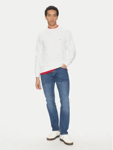 Tommy Hilfiger Mikina Essential bílá