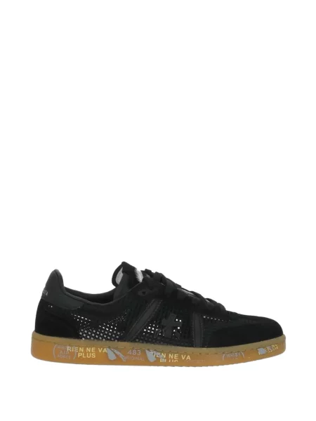 Sneakerși Premiata cu perforații negru
