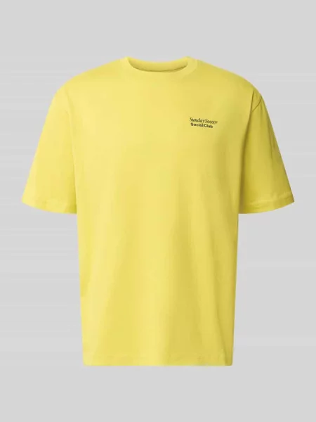 T-shirt z nadrukiem z napisem model BENJI' Mcneal