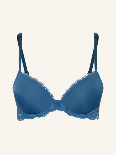 Calvin Klein Biustonosz Push-Up Seductive Comfort Light blau