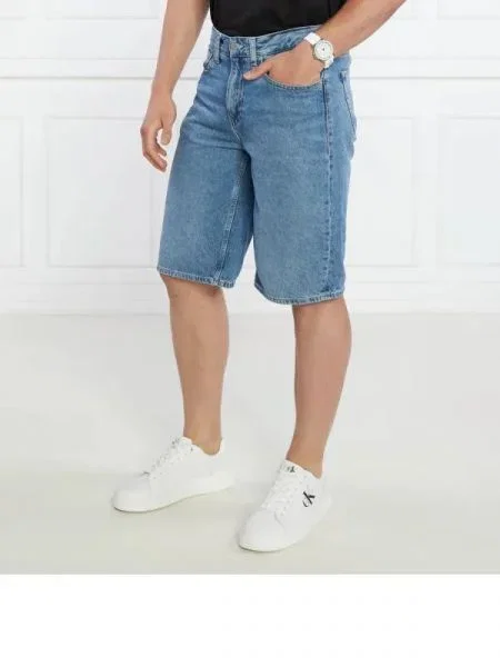 CALVIN KLEIN JEANS Rövidnadrág LOOSE SHORT | Relaxed fit kék