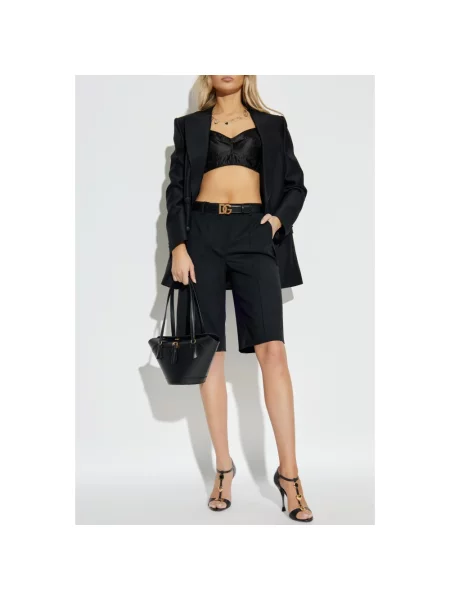 Top Dolce And Gabbana na ramiączkach czarny