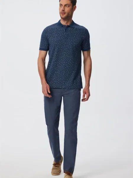 Polo majica Lee Cooper modra