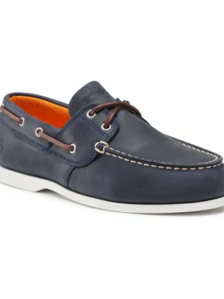 Mokasíny TIMBERLAND Cedar Bay Navy Full Grain