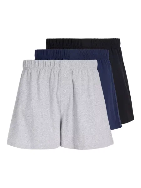 JACK & JONES Boxerky modrá / námořnická modř černá