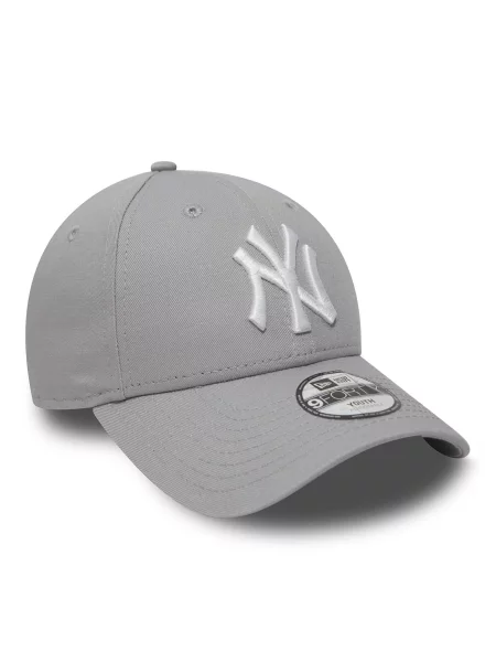 Шапка New Era Child MLB League Basic NY C/O Grey Universal бяло